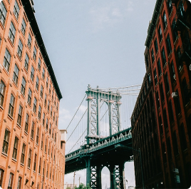 new york city buildings and bridge